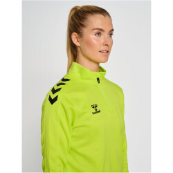 hummel Core XK 1/2-Zip Sweatshirt Damen lime popsicle M