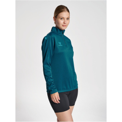 hummel Core XK 1/2-Zip Sweatshirt Damen blue coral XXL