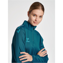 hummel Core XK 1/2-Zip Sweatshirt Damen blue coral XXL
