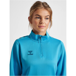 hummel Core XK 1/2-Zip Sweatshirt Damen blue danube M