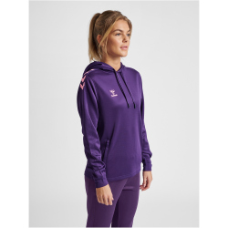 hummel Core XK Poly Hoodie Damen acai XXL