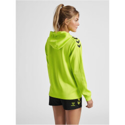 hummel Core XK Poly Hoodie Damen lime popsicle XS