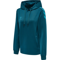 hummel Core XK Poly Hoodie Damen blue coral XXL