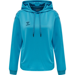 hummel Core XK Poly Hoodie Damen blue danube XXL