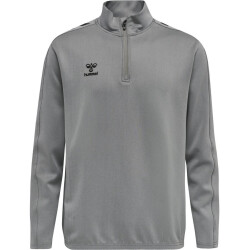 hummel Core XK Poly 1/2-Zip Trainings-Top Herren grey melange XXL