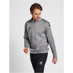 hummel Core XK Poly 1/2-Zip Trainings-Top Herren grey melange S