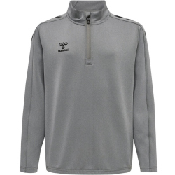 hummel Core XK 1/2-Zip Sweatshirt Kinder grey melange 176