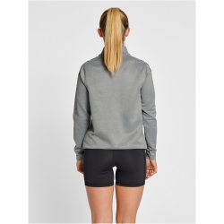 hummel Core XK 1/2-Zip Sweatshirt Damen grey melange XXL