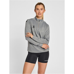 hummel Core XK 1/2-Zip Sweatshirt Damen grey melange M