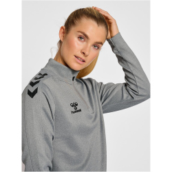 hummel Core XK 1/2-Zip Sweatshirt Damen grey melange M