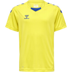 hummel Core XK Poly Trikot Kinder blazing yellow/true blue 116