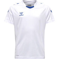 hummel Core XK Poly Trikot Kinder white/true blue 116