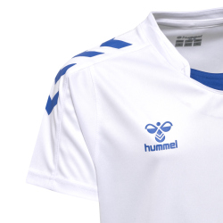 hummel Core XK Poly Trikot Kinder white/true blue 116