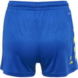 hummel Core XK Poly Shorts Damen true blue/blazing yellow XXL