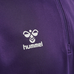 hummel Core XK Poly 1/2-Zip Trainings-Top Herren acai/white 3XL