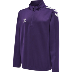 hummel Core XK 1/2-Zip Sweatshirt Kinder acai/white 116