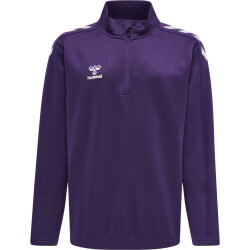 hummel Core XK 1/2-Zip Sweatshirt Kinder acai/white 116