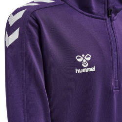 hummel Core XK 1/2-Zip Sweatshirt Kinder acai/white 176