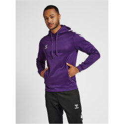 hummel Core XK Poly Hoodie Herren acai/white XXL