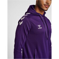 hummel Core XK Poly Hoodie Herren acai/white XXL