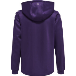 hummel Core XK Poly Hoodie Kinder acai/white 116