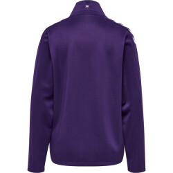 hummel Core XK 1/2-Zip Sweatshirt Damen acai/white XXL