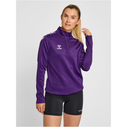 hummel Core XK 1/2-Zip Sweatshirt Damen acai/white XXL