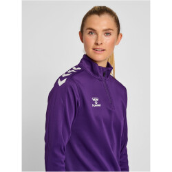 hummel Core XK 1/2-Zip Sweatshirt Damen acai/white XXL