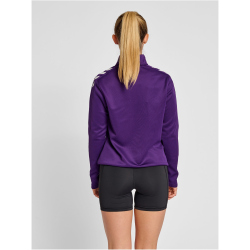 hummel Core XK 1/2-Zip Sweatshirt Damen acai/white L
