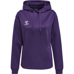 hummel Core XK Poly Hoodie Damen acai/white L