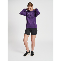 hummel Core XK Poly Hoodie Damen acai/white L