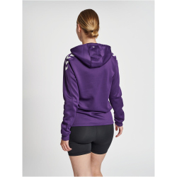 hummel Core XK Poly Hoodie Damen acai/white L