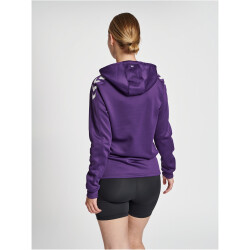 hummel Core XK Poly Hoodie Damen acai/white S