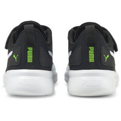 PUMA Flyer Runner PS Kinder Sneaker mit Klettverschluss green flash/puma white/puma 30