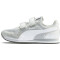 PUMA Cabana Racer Glitz PS Kinder Sneaker mit Klettverschluss puma silver/puma white 29