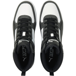 PUMA Rebound Joy High-Top Sneaker dark shadow/black/white 43