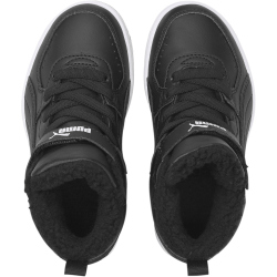 PUMA Rebound Joy PS Kinder Fell-Sneaker mit Klettverschluss PUMA black/PUMA white 33