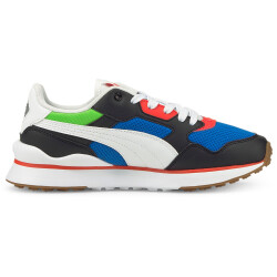 PUMA R78 FUTR Kinder Sneaker black/puma white/future blue...