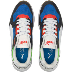PUMA R78 FUTR Kinder Sneaker black/puma white/future blue 37.5