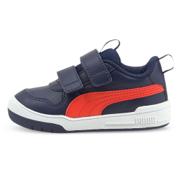 PUMA Multiflex SL Baby-Sneaker mit Klettverschluss peacoat/grenadine 25