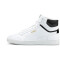 PUMA Shuffle Mid-Top Sneaker white/black/gold 45