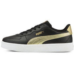 PUMA Skye Clean Metallic FS Damen Sneaker puma black/puma team gold 39