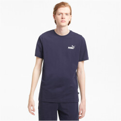 PUMA Essentials Small Logo T-Shirt Herren peacoat XXL
