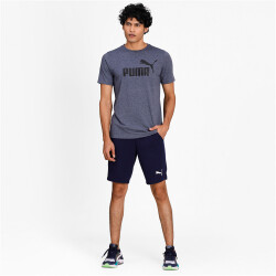 PUMA Essentials Heather T-Shirt peacoat L