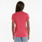 PUMA Essentials Logo Heather T-Shirt Damen persian red heather S