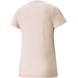 PUMA Essentials Logo Heather T-Shirt Damen lotus heather XS