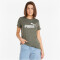 PUMA Essentials Logo Heather T-Shirt Damen grape leaf heather M