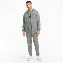 PUMA Essentials Small Logo Fleece-Kapuzenjacke Herren 03...
