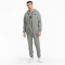 PUMA Essentials Small Logo Fleece-Kapuzenjacke Herren 03 - medium gray heather M