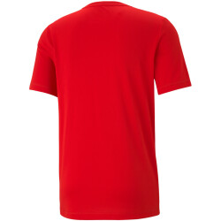 PUMA Active Small Logo T-Shirt Herren high risk red XL
